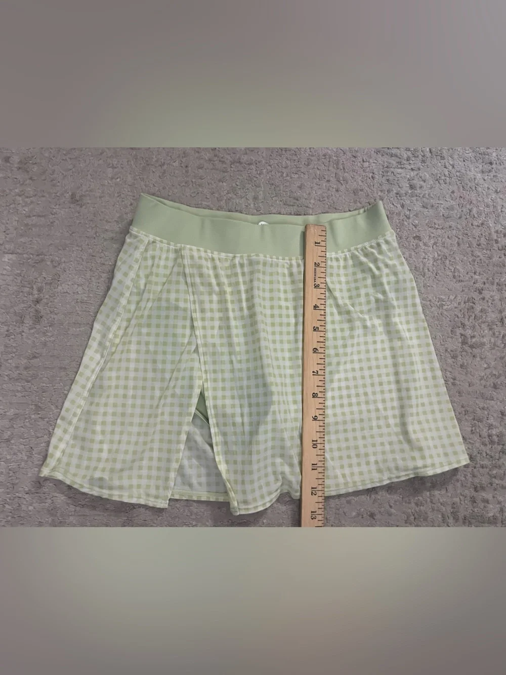Alo Checkered Gingham Skirt